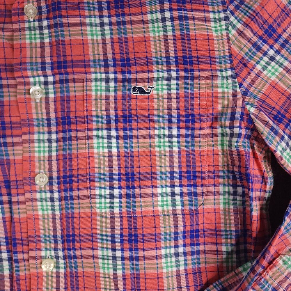 Vineyard Vines Shirt XS Slim Fit Tucker Long Sleeve Button Down Multicolor Plaid - Picture 3 of 9
